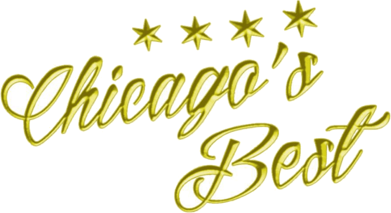 Chicago's Best gold script logo